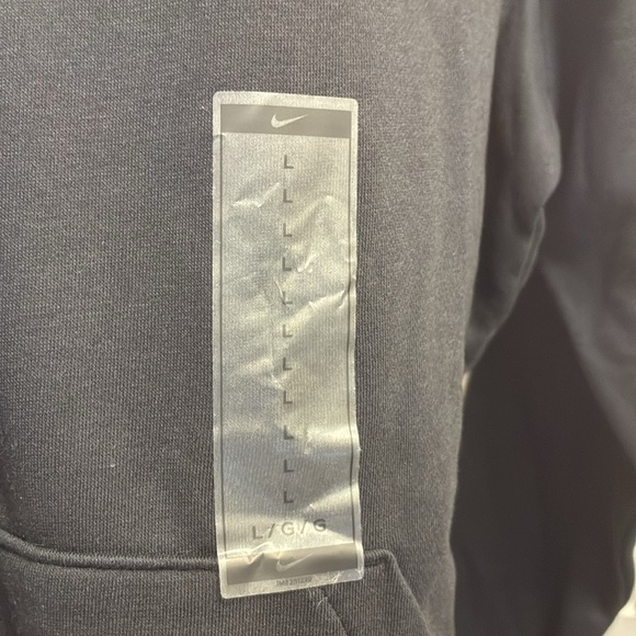 Nike Black hooded sweatshirt with white logo NWT - Picture 7 of 12